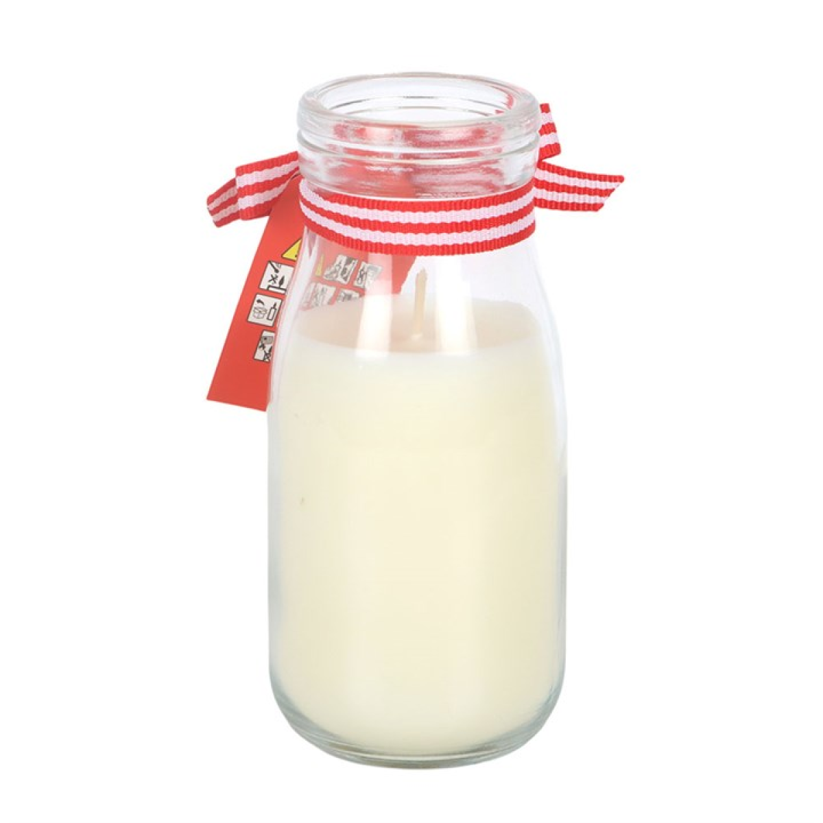 Set of 12 Cookies & Milk Scented Milk Bottle Candles in Display
