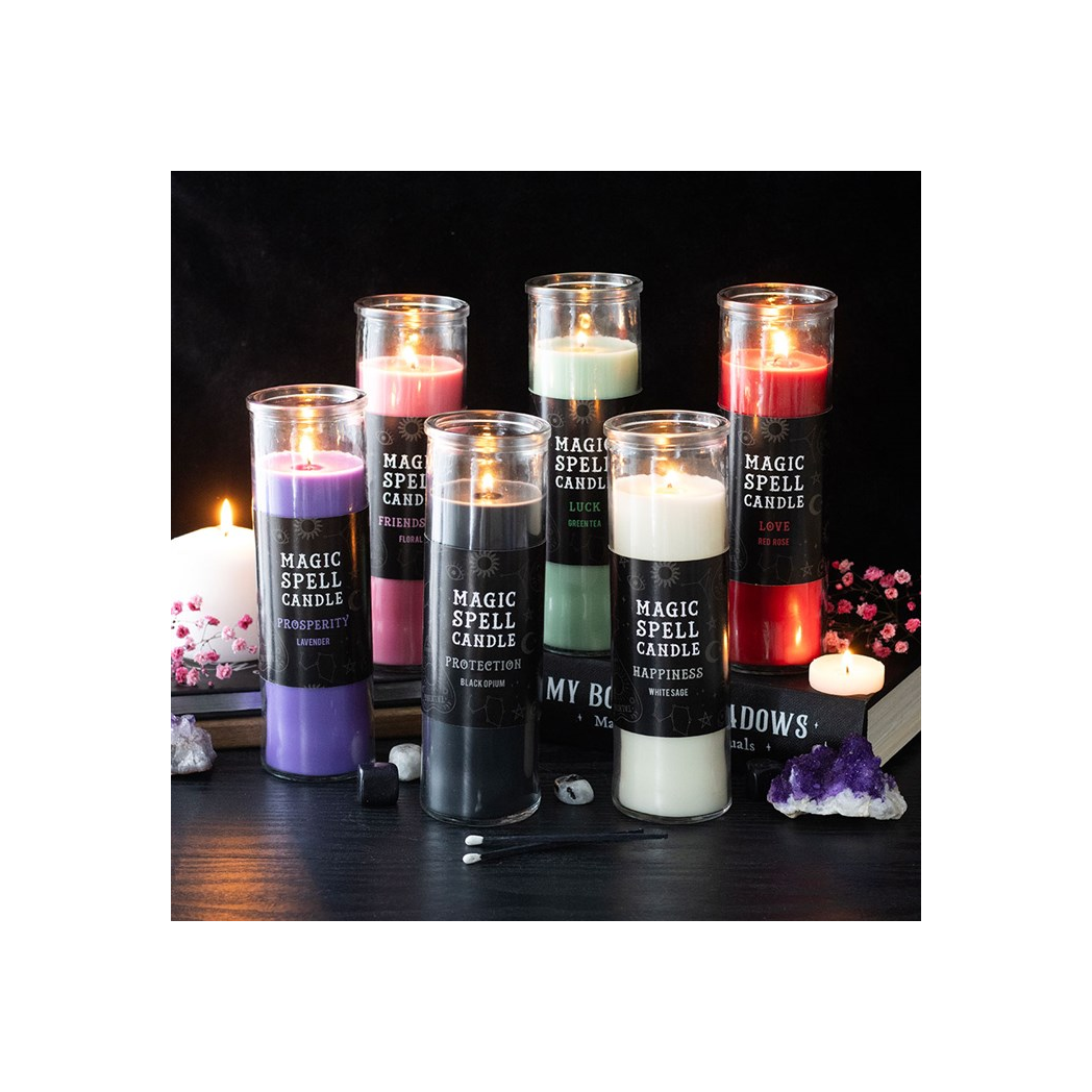 Friendship Floral Magic Spell Tube Candle