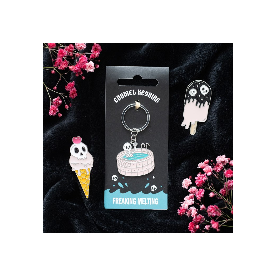 Dead Cool Skeleton Keyring