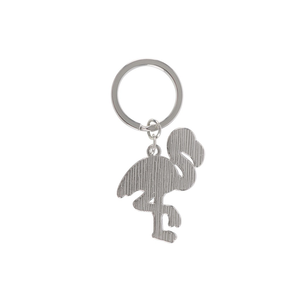 Flamin-goth Flamingo Keyring