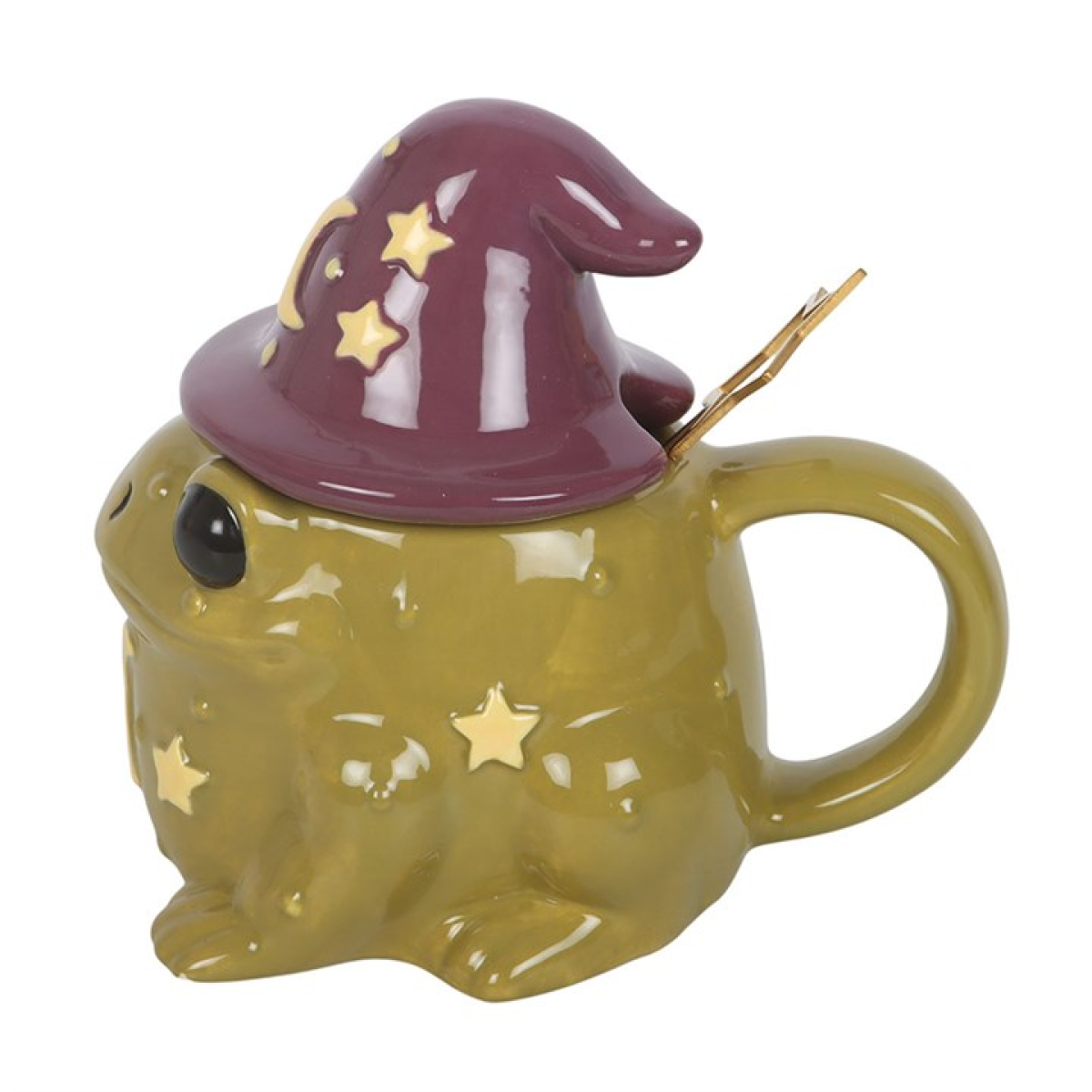 Magic Toad Shaped Mug with Spoon