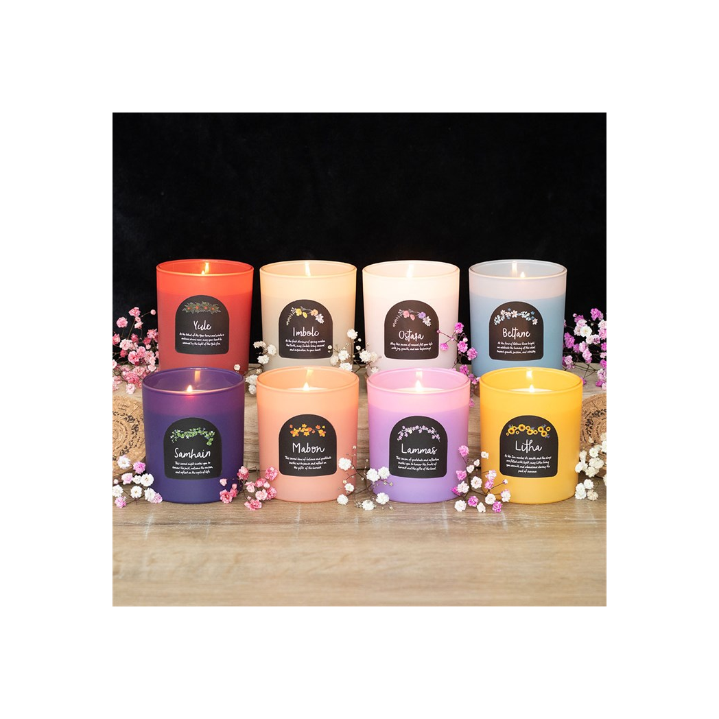 Yule Wintergreen Wheel of the Year Candle