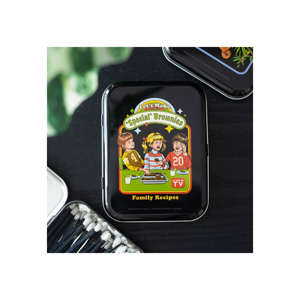 Let's Make Brownies Stash Tin by Steven Rhodes