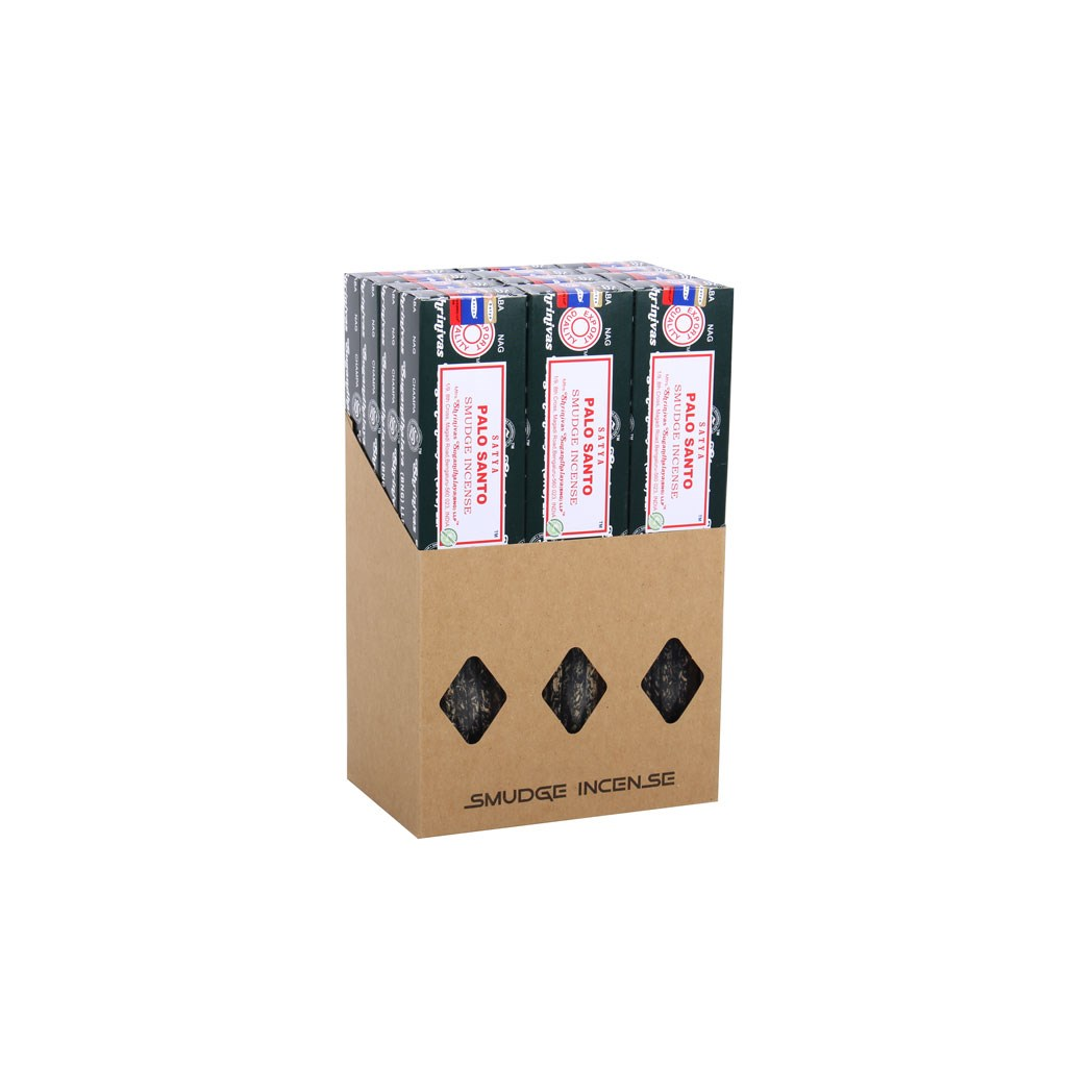 12 Packs of Satya Palo Santo Smudge Incense 25g
