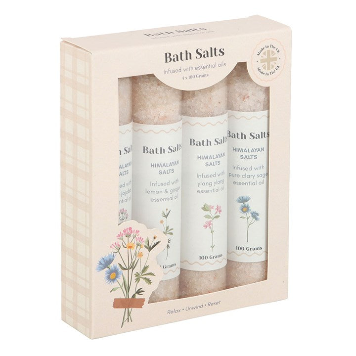 Floral Bath Salt Gift Set