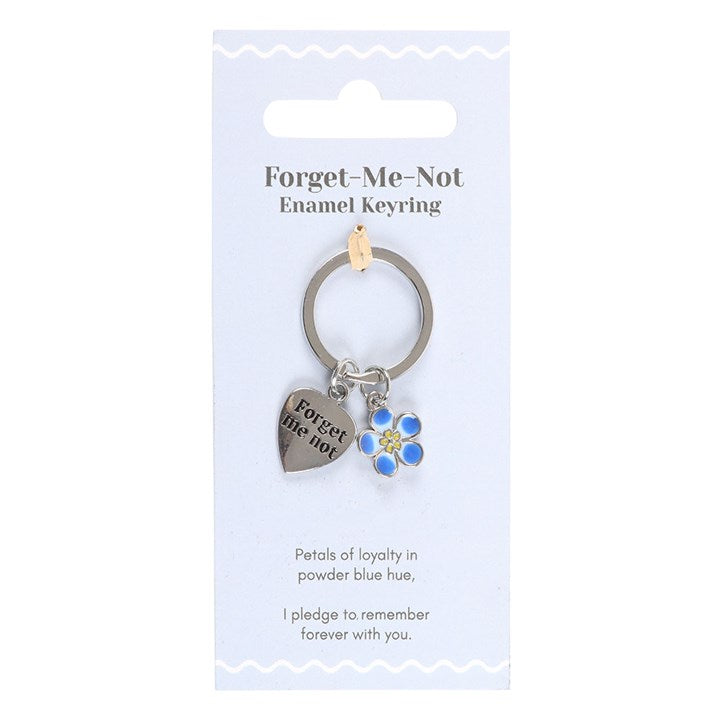 Forget-Me-Not Flower Keyring