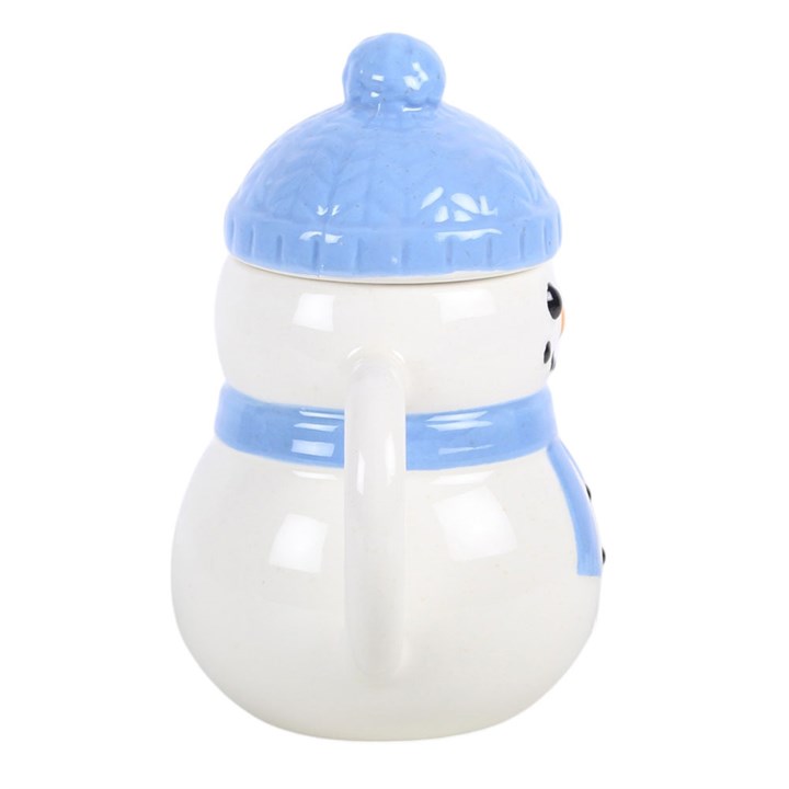 Winter Snowman Lidded Mug