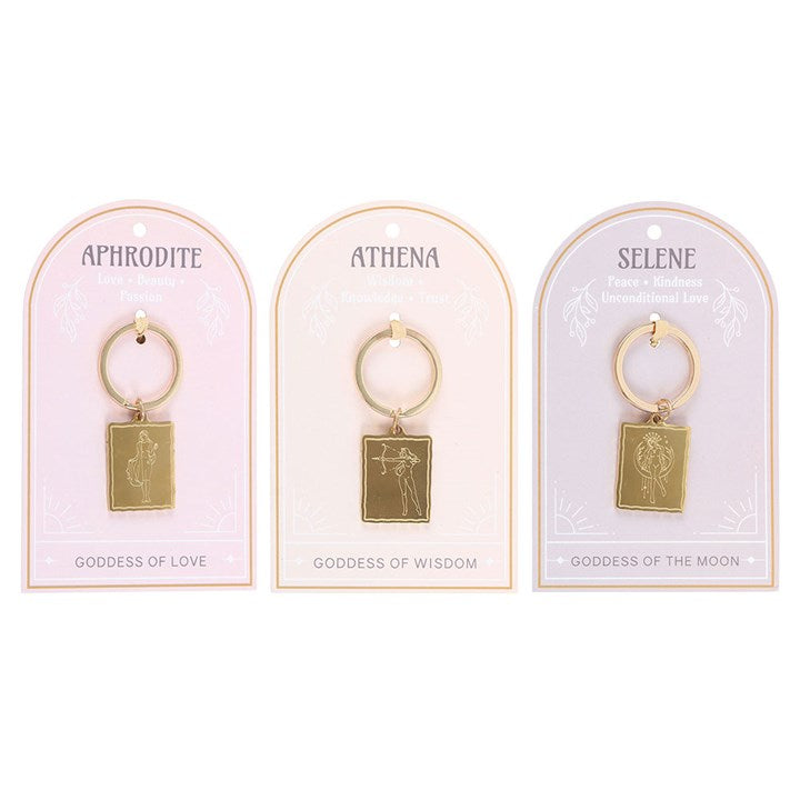 Set of 6 Goddess Energy Keyrings