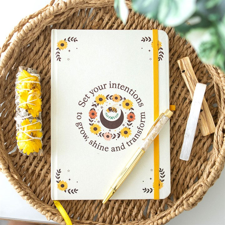 Summer Solstice Intention Journal with Citrine Pen