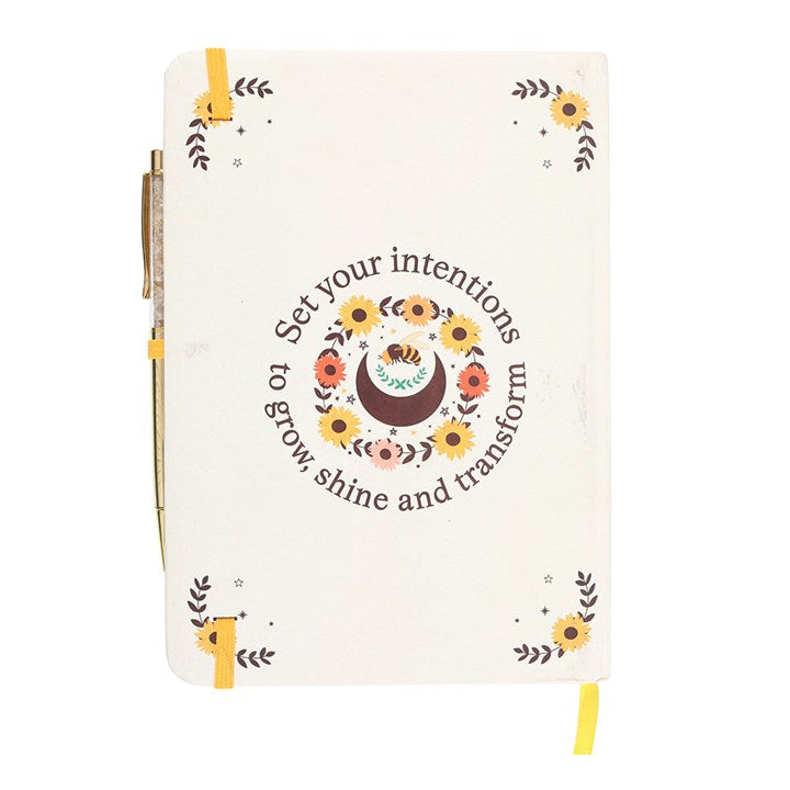 Summer Solstice Intention Journal with Citrine Pen