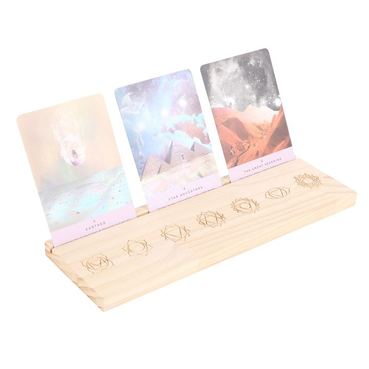 Natural Seven Chakras Tarot Card Stand