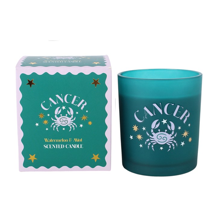 Zodiac Zest Cancer Watermelon & Mint Candle