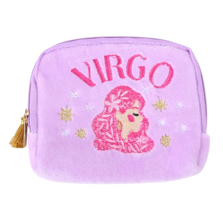 Zodiac Zest Virgo Velvet Pouch