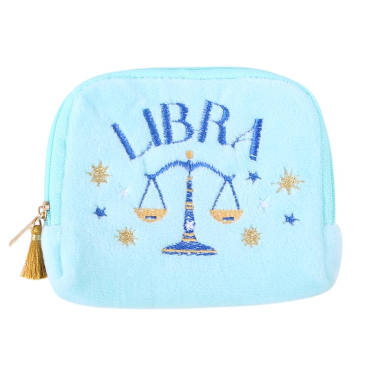 Zodiac Zest Libra Velvet Pouch