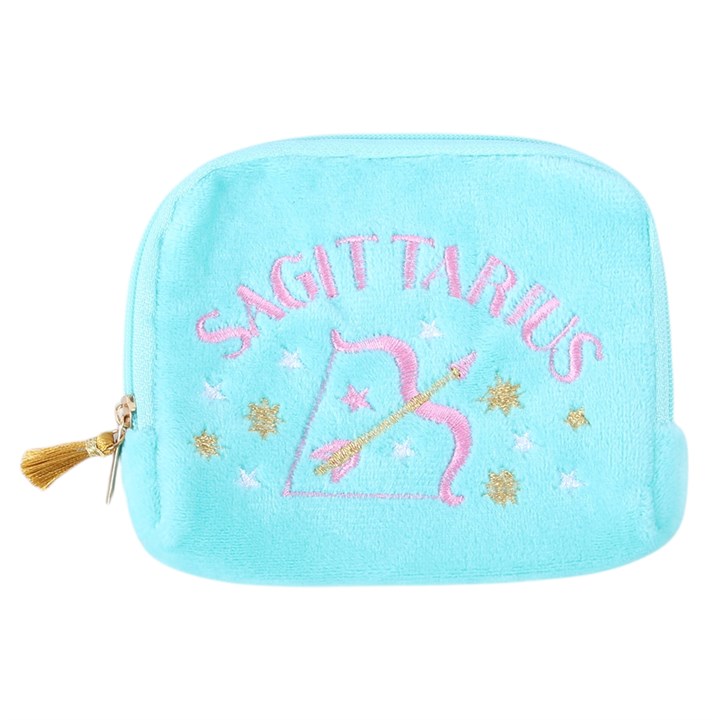 Zodiac Zest Sagittarius Velvet Pouch