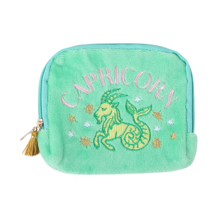 Zodiac Zest Capricorn Velvet Pouch