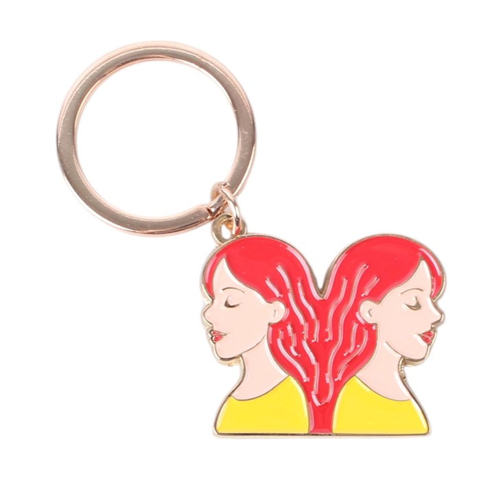 Zodiac Zest Gemini Keyring