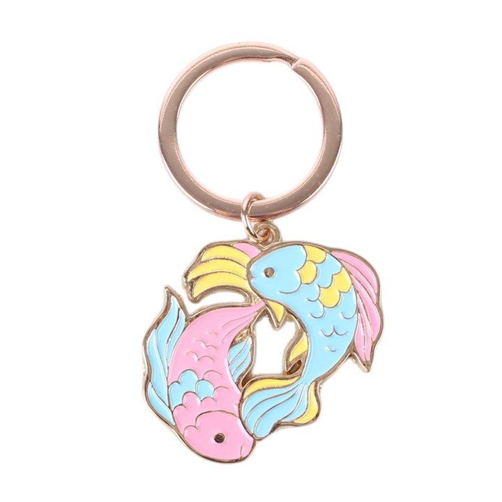 Zodiac Zest Pisces Keyring