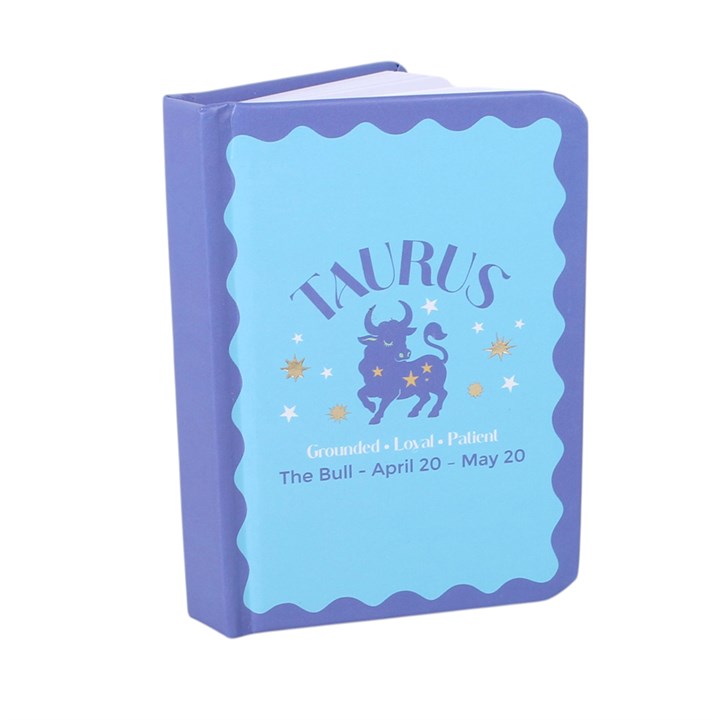 Zodiac Zest Taurus Mini Notebook