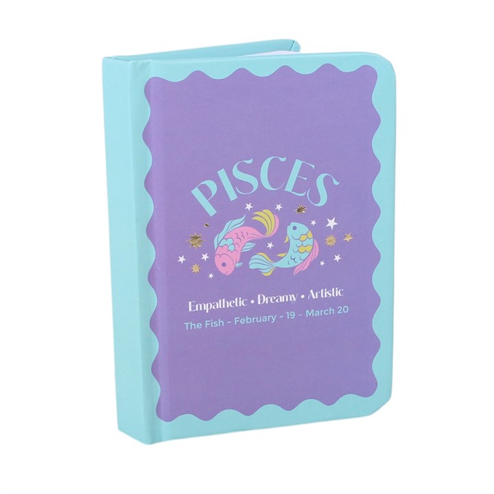 Zodiac Zest Pisces Mini Notebook