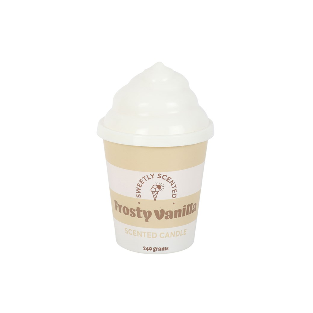Frosty Vanilla Ice Cream Scented Candle