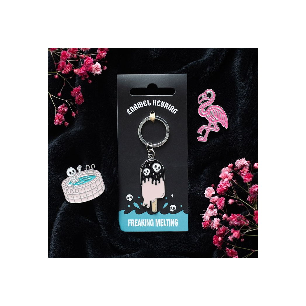 Freaking Melting Ice Cream Keyring