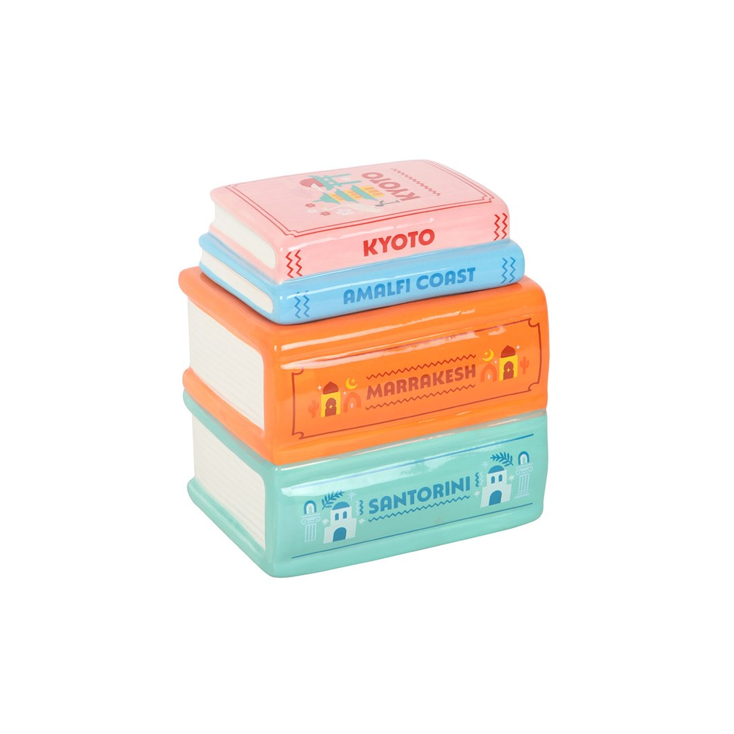 Travel Book Stack Oil Burner and Wax Warmer