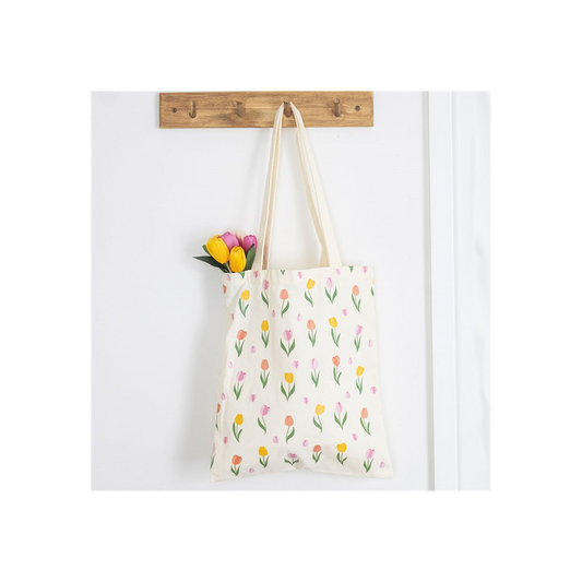 Tulip Print Tote Bag
