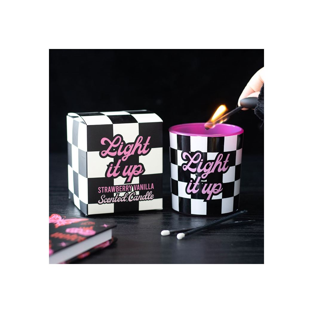 Light It Up Strawberry Vanilla Candle