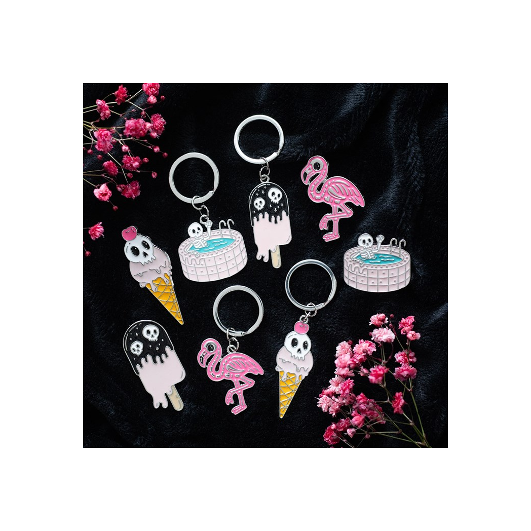 Freaking Melting Ice Cream Keyring
