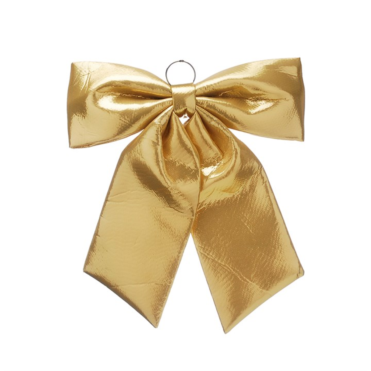 60cm Gold Metallic Fabric Bow