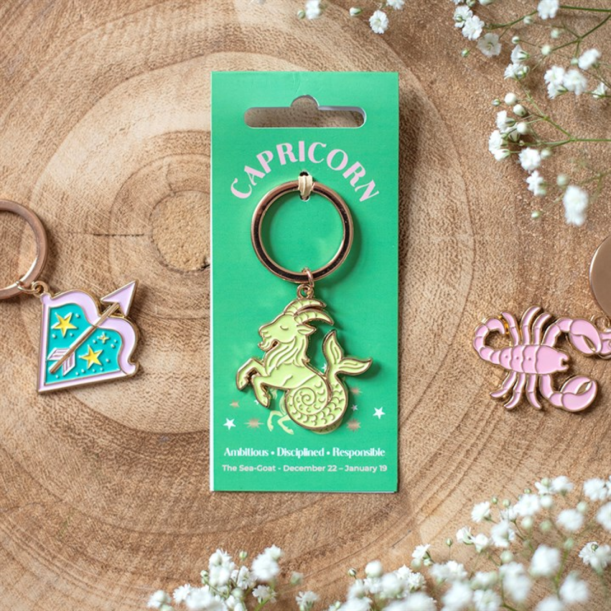 Zodiac Zest Capricorn Keyring