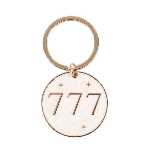 777 Angel Number Keyring