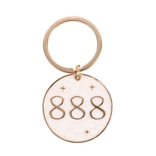 888 Angel Number Keyring