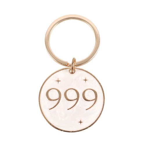 999 Angel Number Keyring