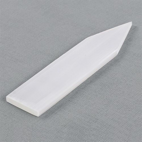 Selenite Flat Pointed Wand