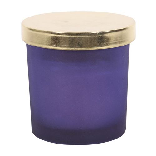 Third Eye Chakra Lavender Crystal Chip Candle